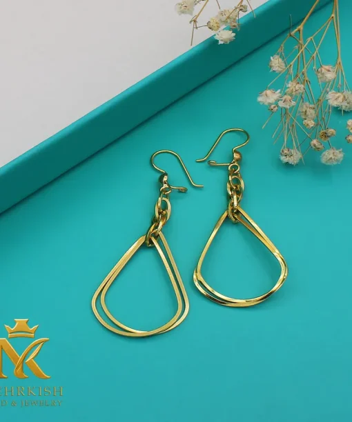 گوشواره طلا 18 عیار کد 7657