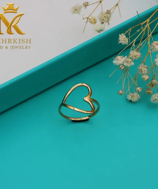 انگشتر مینیمال طلا کد 7679