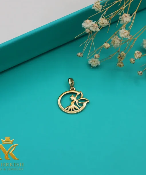 پلاک مینیمال طلا کد 7722