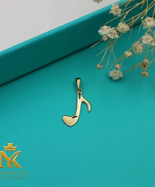 پلاک مینیمال طلا کد 7736