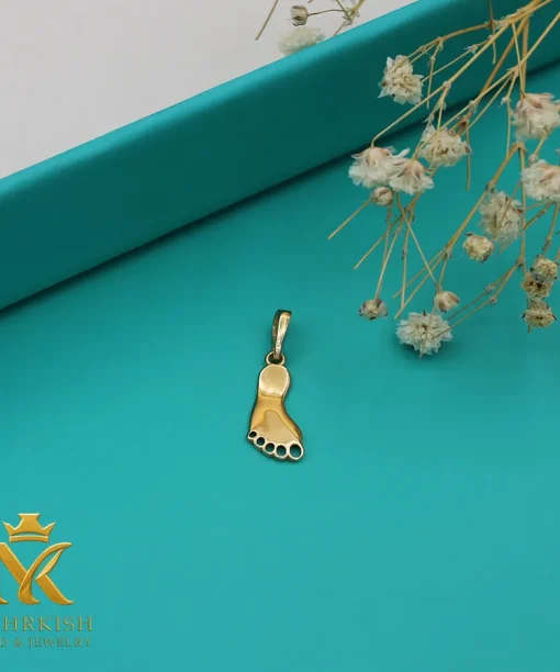 پلاک مینیمال طلا کد 7737