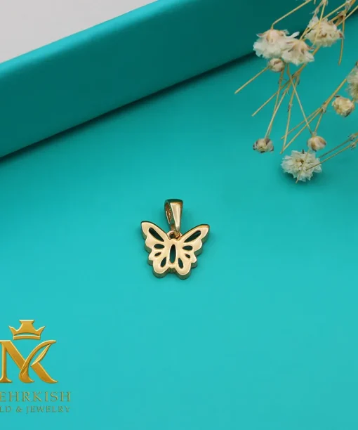 پلاک مینیمال طلا کد 7739