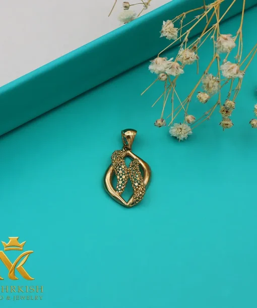 پلاک طلا 18 عیار کد 7747