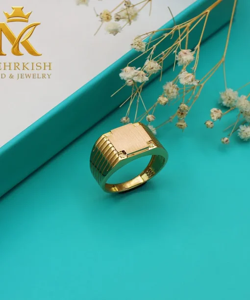 انگشتر مردانه طلا کد 7698