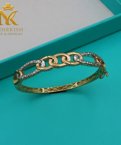 ست دستبند و انگشتر طلا کد 7734