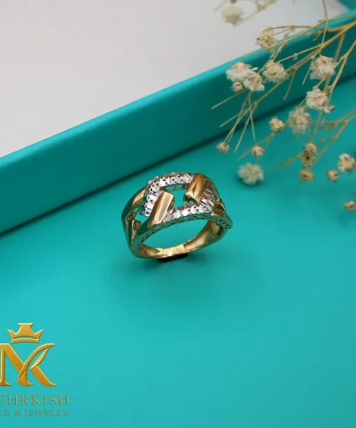 ست دستبند و انگشتر طلا کد 7735