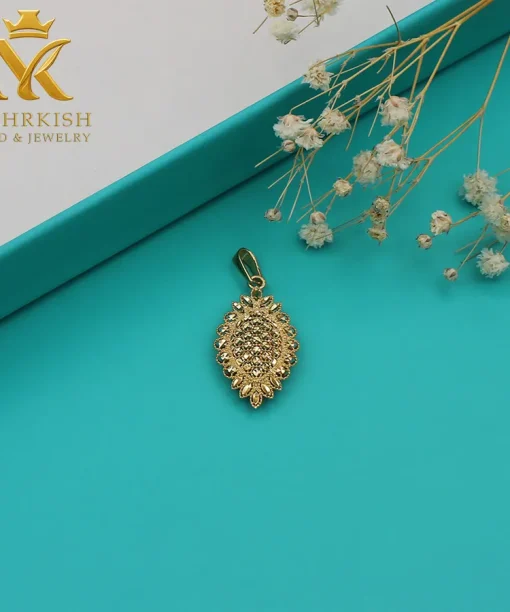 پلاک زنانه طلا کد 7697