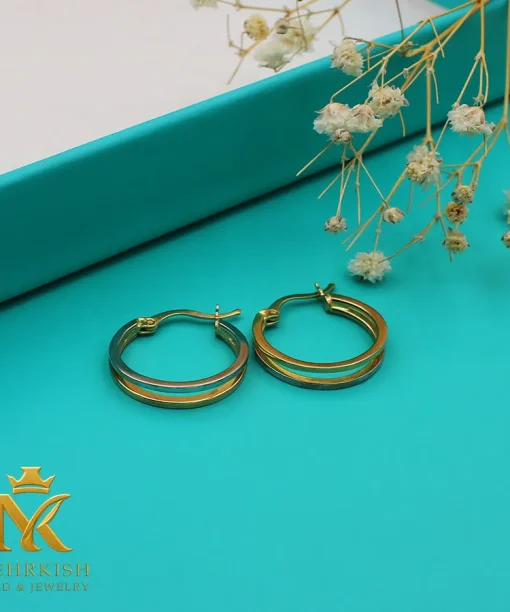 گوشواره طلا 18 عیار کد 7763