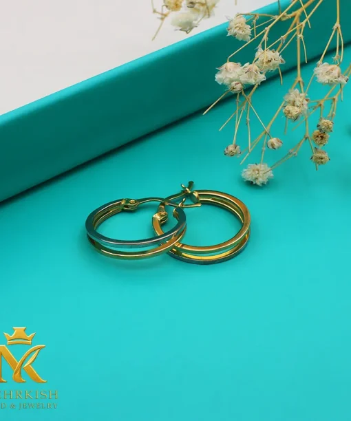 گوشواره طلا 18 عیار کد 7763