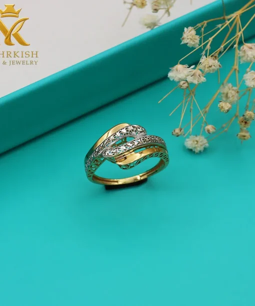 انگشتر زنانه طلا کد 7754