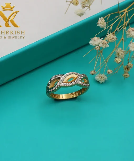 انگشتر زنانه طلا کد 7755