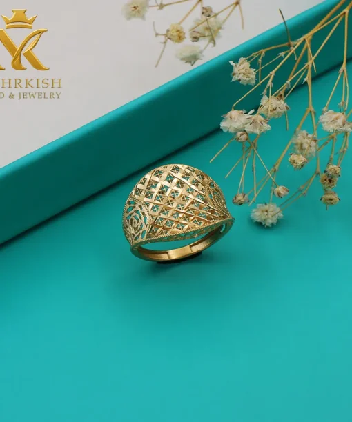 انگشتر زنانه طلا کد 7761