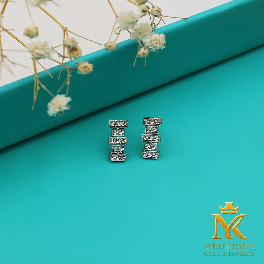 سرویس تراش طرح گل کد B-1214 1 سرویس طلا زنانه کد بی 1214