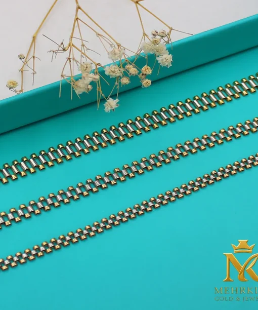 دستبند رولکس طلا کد 7786