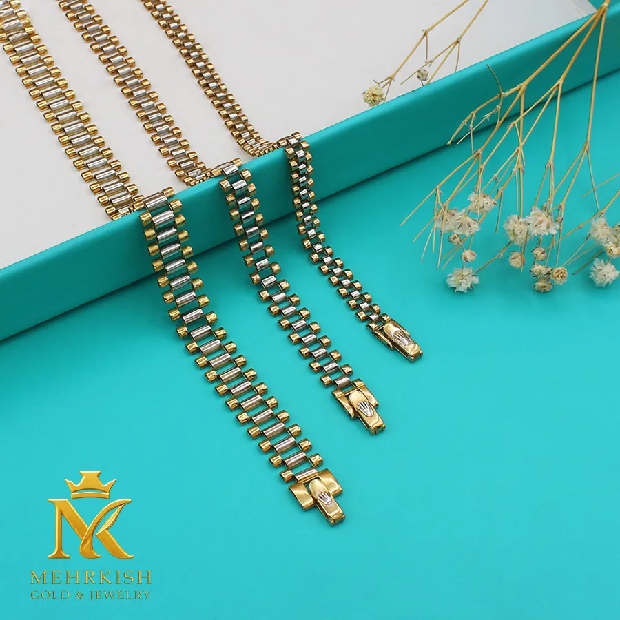 دستبند رولکس کد 7786 دستبند رولکس طلا کد 7786