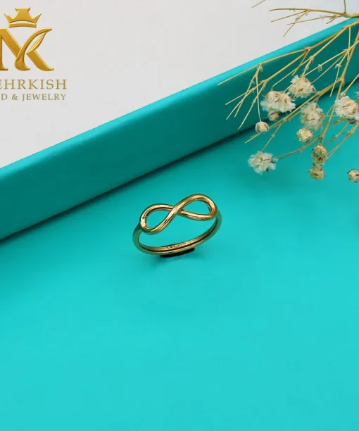 انگشتر زنانه 18 عیار طلا کد بی 1252