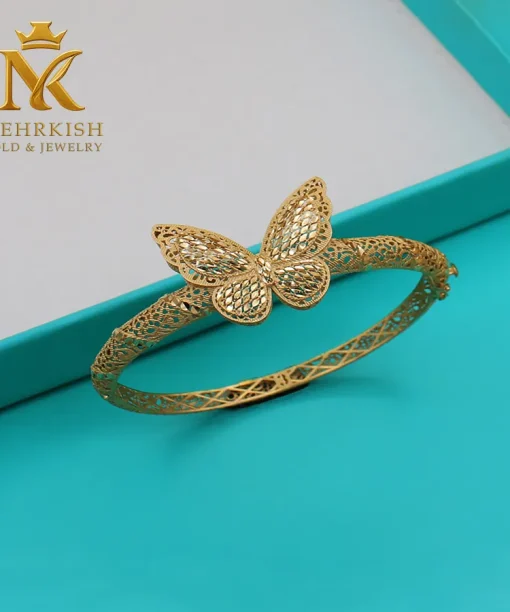 دستبند زنانه طلا کد 7827