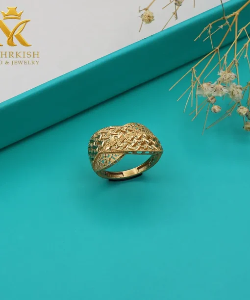 انگشتر زنانه طلا 18 عیار کد 7807