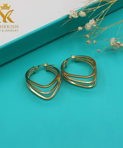 گوشواره طلا 18 عیار کد کا 198