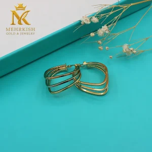 گوشواره طلا 18 عیار کد کا 198