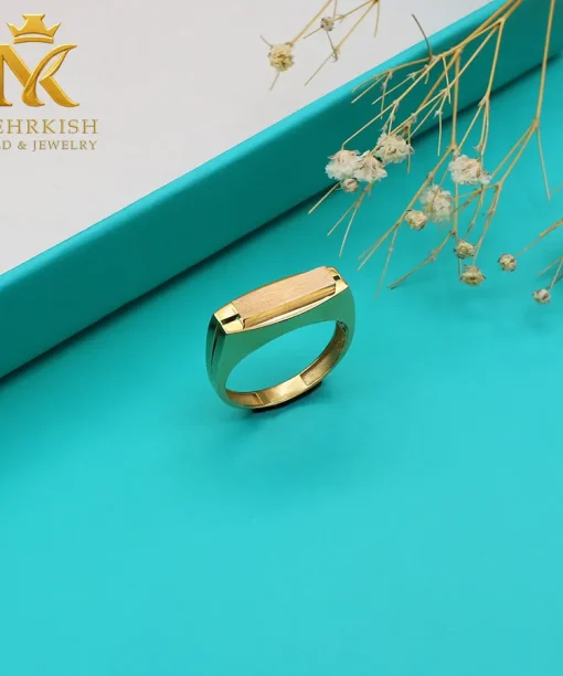 انگشتر مردانه طلا کد 7880