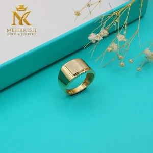 انگشتر مردانه طلا کد 7881