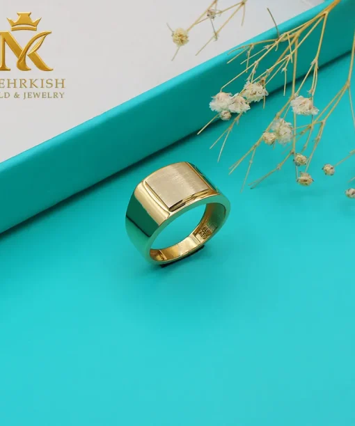 انگشتر مردانه طلا کد 7881