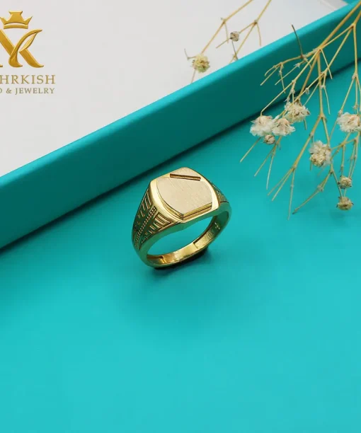 انگشتر مردانه طلا کد 7910