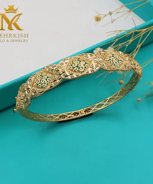 دستبند طلا زنانه کد 7885