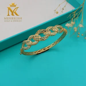 دستبند زنانه طلا کد 7886