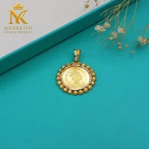 پلاک طلا زنانه کد 7850