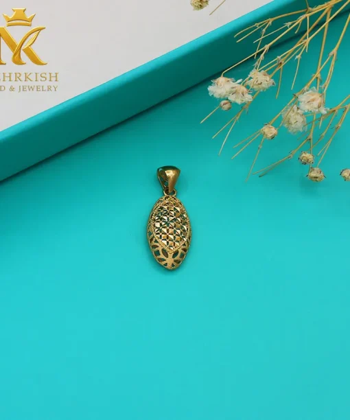 پلاک زنانه طلا کد بی 1313